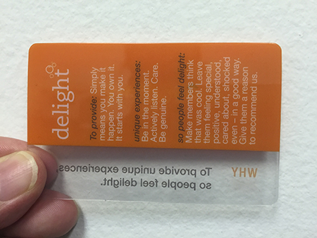 Credit Union Plastic Business Card Back