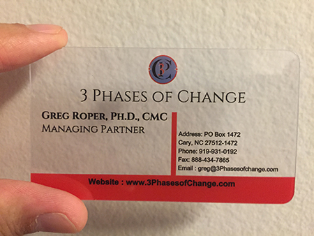 Medical Doctor Clear Business Card